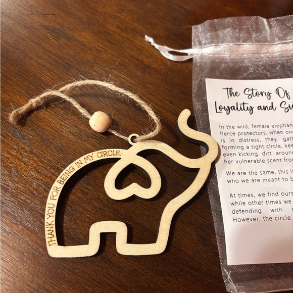 8 🆕 FRIENDSHIP SISTERHOOD ELEPHANT ORNAMENTS circle tribe best friend bestie - Picture 2 of 7